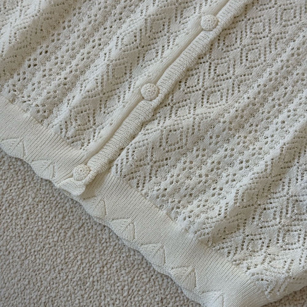 DÔEN Eveline Ivory Cardigan - Picture 5 of 7
